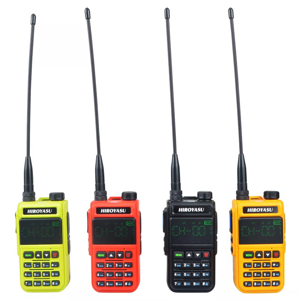 HIROYASU UV-5118 Air Band 118-660MHz 128Ch 5W Vox Scrambler Frequency Scanner Wireless Ham FM Walkie Talkie Full Band-WAYBIKER