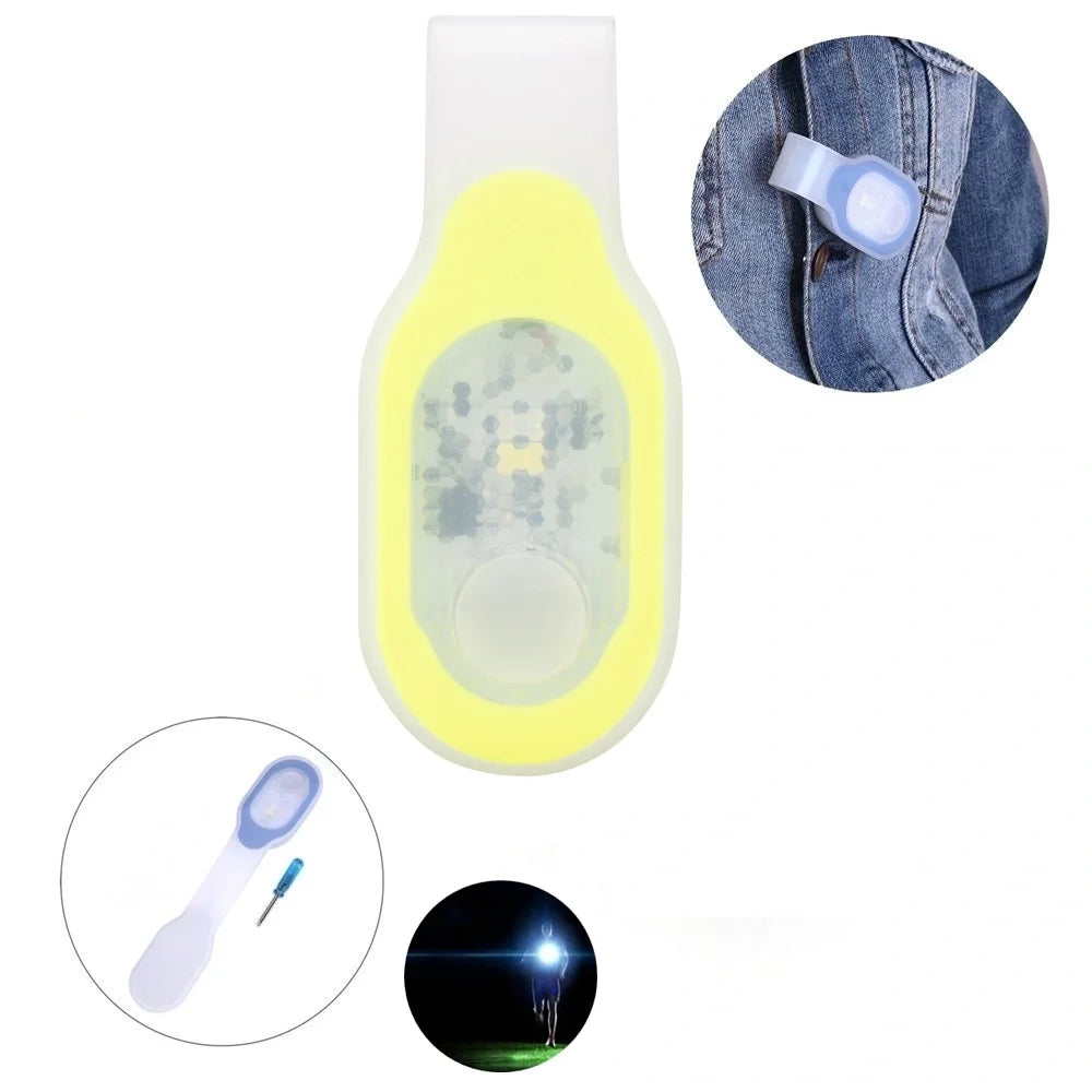Mini Emergency Light Clip Safety Soft Silicone Running Outdoor Child lamp Strap Hiking Walk Dog Camping Doctor Nurse Work Light-WAYBIKER
