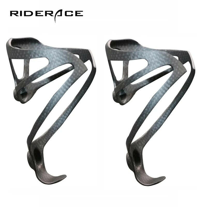 Bicycle Bottle Holder 2PCS Full 3K Carbon Fiber Super Light Road Mountain Bike Cycling Water Bottles Cage Holder Matte18g XXX-WAYBIKER