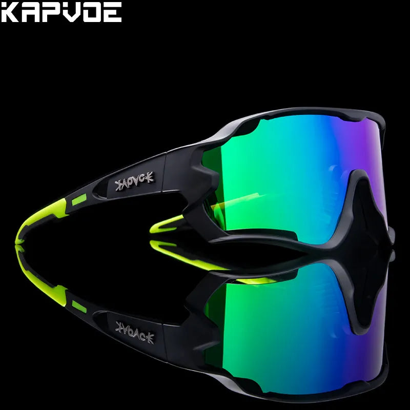 Kapvoe Polarized Cycling Sunglasses Men Outdoor Sports Bicycle Women Bike Cycling Glasses TR90 Bike Goggles Eyewears-WAYBIKER