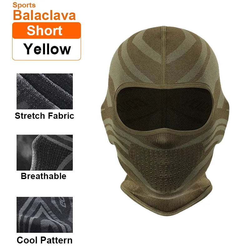 Sports Winter Thermal Cycling Face Mask Balaclava Head Cover Ski Bicycle Motocycle Windproof Soft Warm MTB Bike Hat Headwear-WAYBIKER