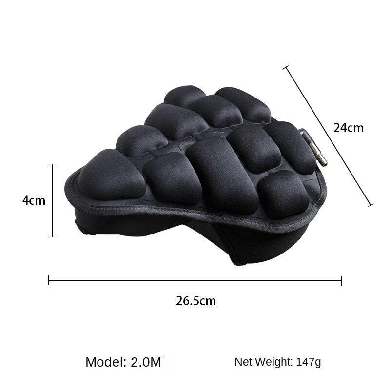 Bicycle Saddle 3D Soft Bike Seat Cover MTB Mountain Bike Thickene Inflatable Air Pad Cycling Breathable Cushion 3 Colors-WAYBIKER