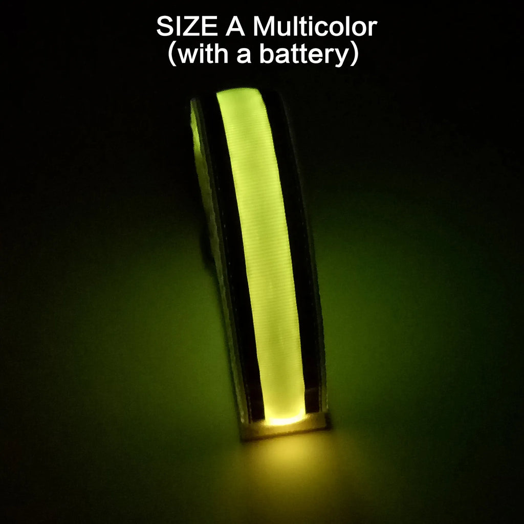 JJYY 1PC Outdoor Sports Night Running Armband LED Light USB Rechargeable Safety Belt Arm Leg Warning Wristband Cycling Bike Bicy-WAYBIKER