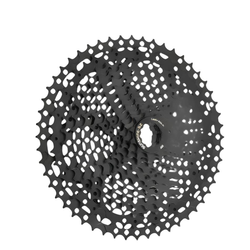 SUNSHINE Black Bicycle Freewheel MTB Bike Cassette K7 8/9/10/11/12 Speed SHIMANO HG Structure Specification for SHIMANO SRAM-WAYBIKER