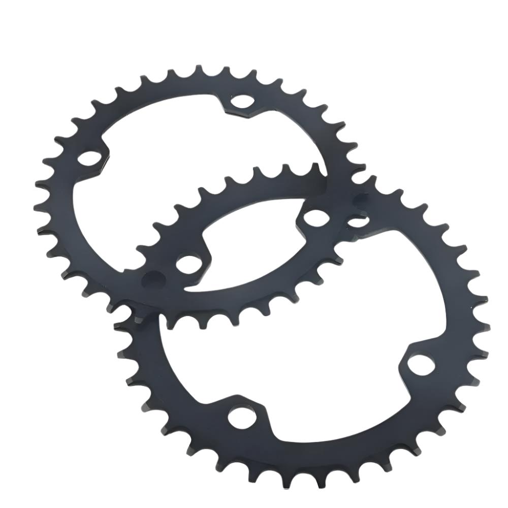 WUZEI MTB 104BCD Round Narrow Wide Chainring Mountain Bike Crown Bicycle 104BCD 34T 36T Crankset Tooth Plate Parts-WAYBIKER