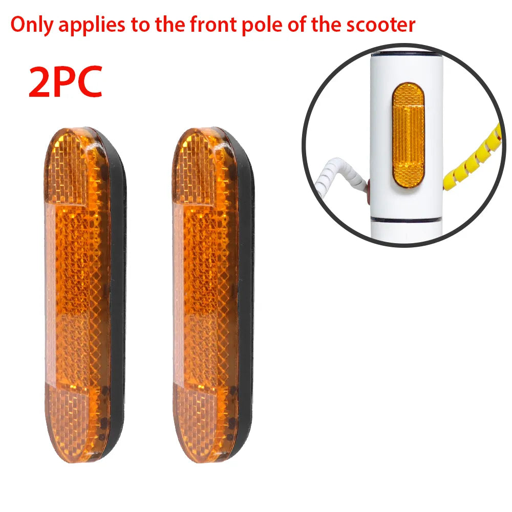 Wheel Cover Protect Shell For Xiaomi 3 Electric Scooter M365 Pro 2 1s Front Rear Safety Reflective Tube Night Reflector Parts-WAYBIKER