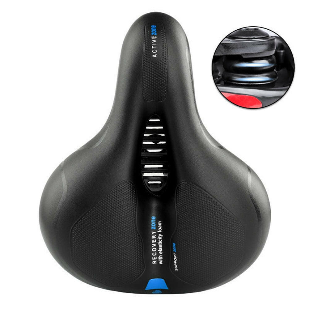 Bike Seat Comfortable & Breathable Bicycle Saddle Cushion Water-Resistant with Dual Shock Absorbing for MTB Mountain Road Bike-WAYBIKER