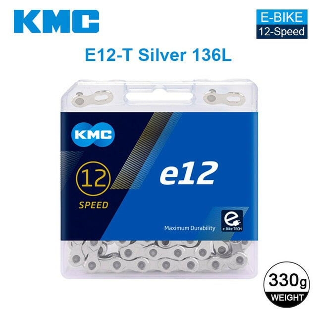 KMC E-BiKE E8 E9 E10 E11 E12 Chain 8 9 10 11 12 Speeds 136 Links Anti-rust Electric Sport Bicycle eBike Chains Original-WAYBIKER