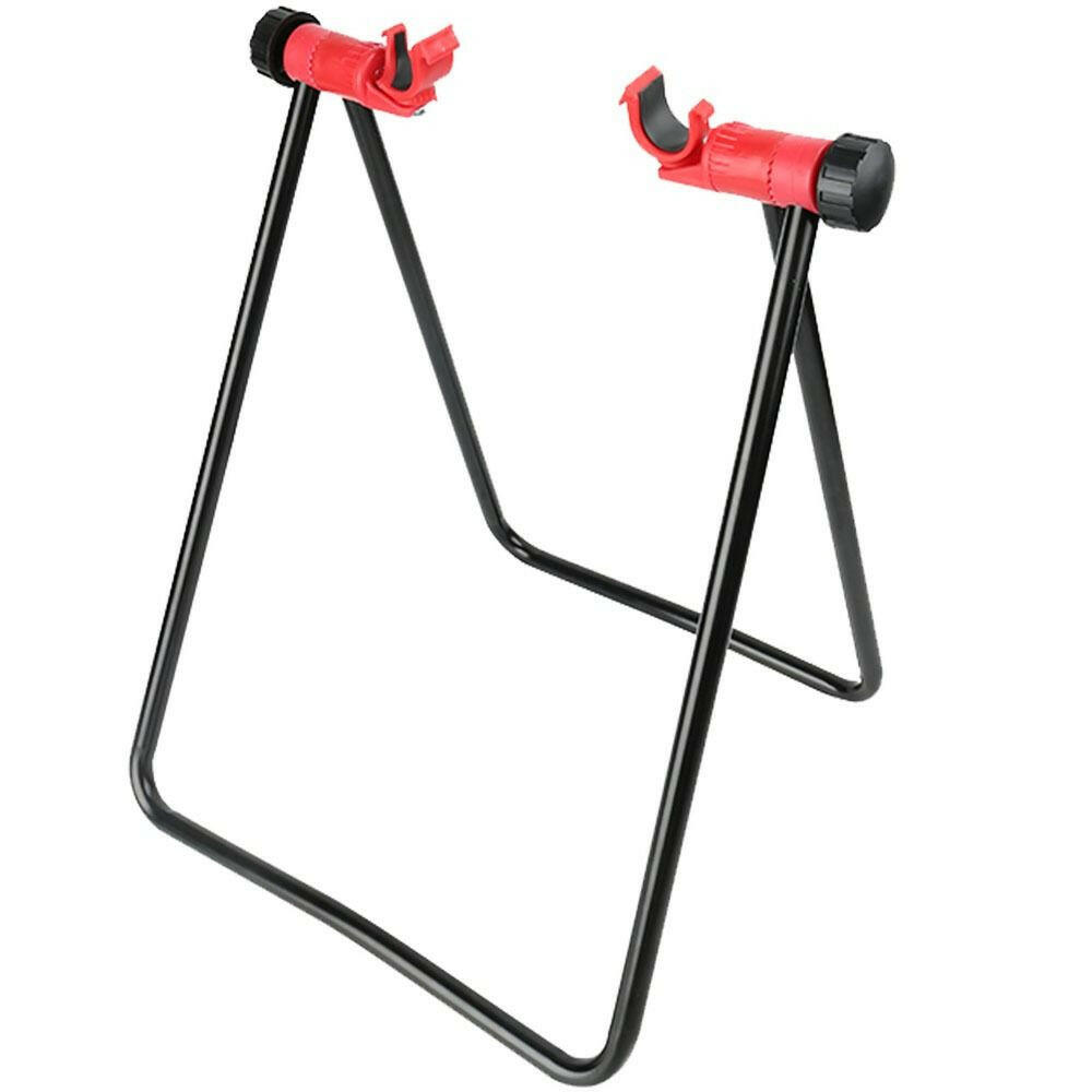 Bicycle Folding Floor Stand Mountain Bike Triangle Vertical Stand Aluminum Alloy Bike U-Shaped Parking Rack Hub Repair Bracket-WAYBIKER