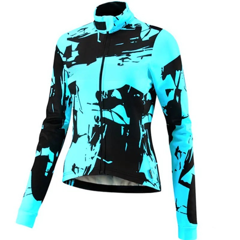 Woman  Cycling Jackets Long Sleeve Jersey Cycle Unforme Maillot Ropa Ciclismo Mujer Road Bike Clothing-WAYBIKER