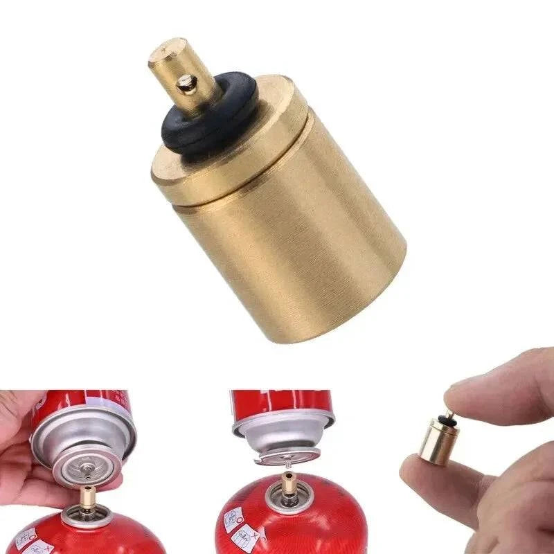 Gas Refill Adapter Outdoor Camping Stove Gas Cylinder Gas Tank Gas Burner Accessories Hiking Inflate Butane Canister-WAYBIKER