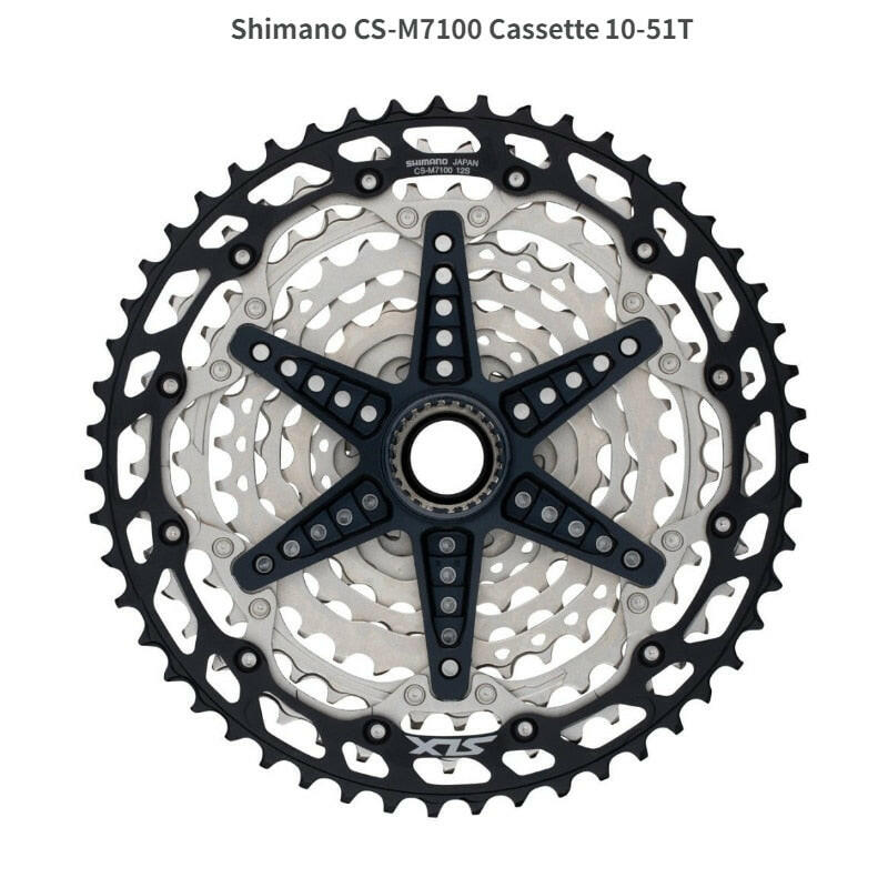 SHIMANO Deore SLX M7100 12 Speed Mountain Bike Flywheel 12V Variable Flying 12S 10-51T 10-45T CS-M7100 Micro Spline Cassette-WAYBIKER