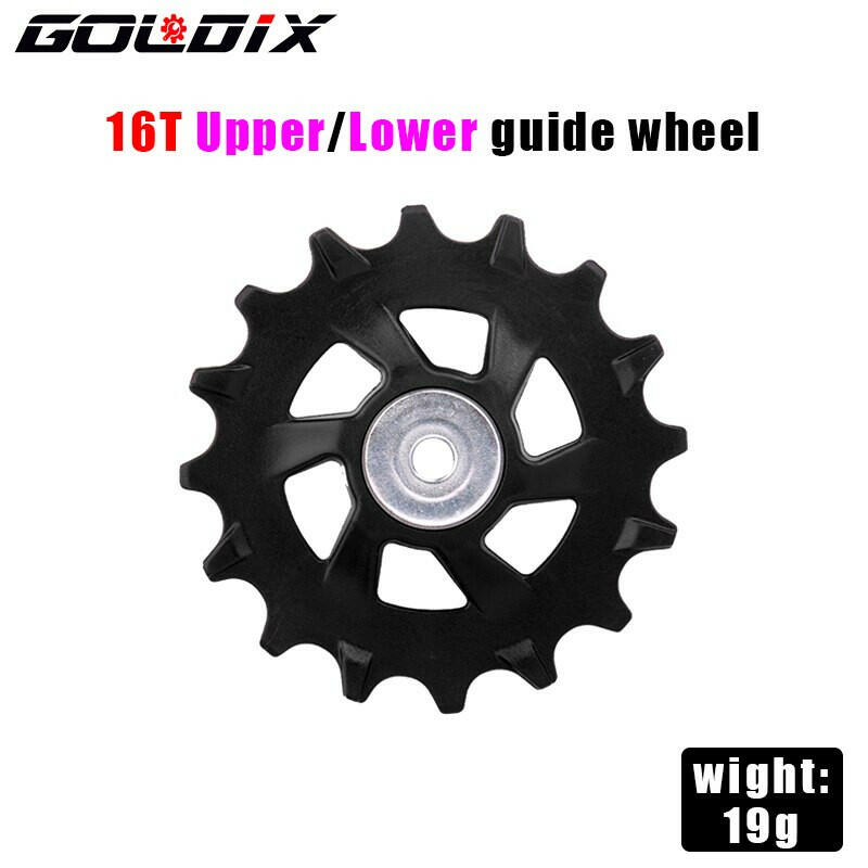 GOLDIX MTB Bicycle Pulley Wheel Nylon Fiber 11T 12T Road Bike Jockey Rear Derailleur Repair Kit for Shimano Sram X01 XX1 GX NX-WAYBIKER