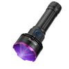 3 Led 30W 365nm/395nm UV flashlight High power Ultraviolet Curing Scorpion Money Ore Scorpion Cat Pet Urine Stains Marker Lamp-WAYBIKER
