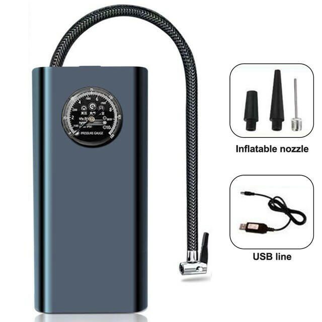 NEWBOLER Rechargeable Air Pump Tire Inflator Portable Compressor Air pump Handheld wireless charging digital display-WAYBIKER