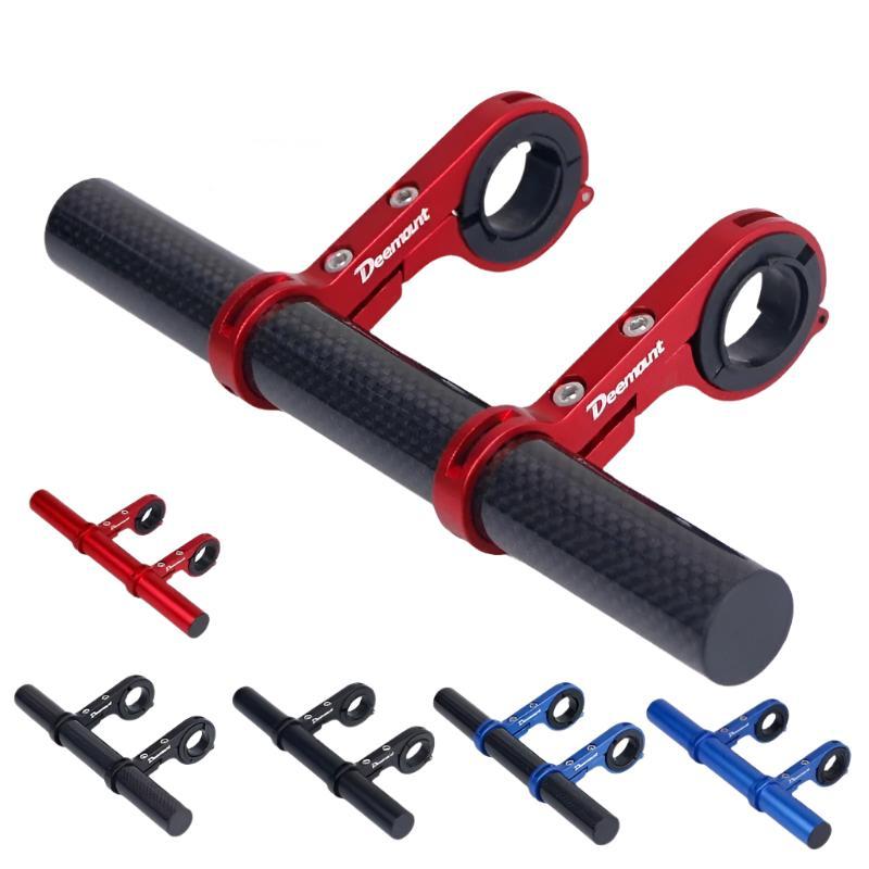 10/20/25/30cm Bicycle Handlebar Extended Bracket Bike Headlight Mount Bar Computer Holder Lamp Support Rack Alloy Fiber Stand-WAYBIKER