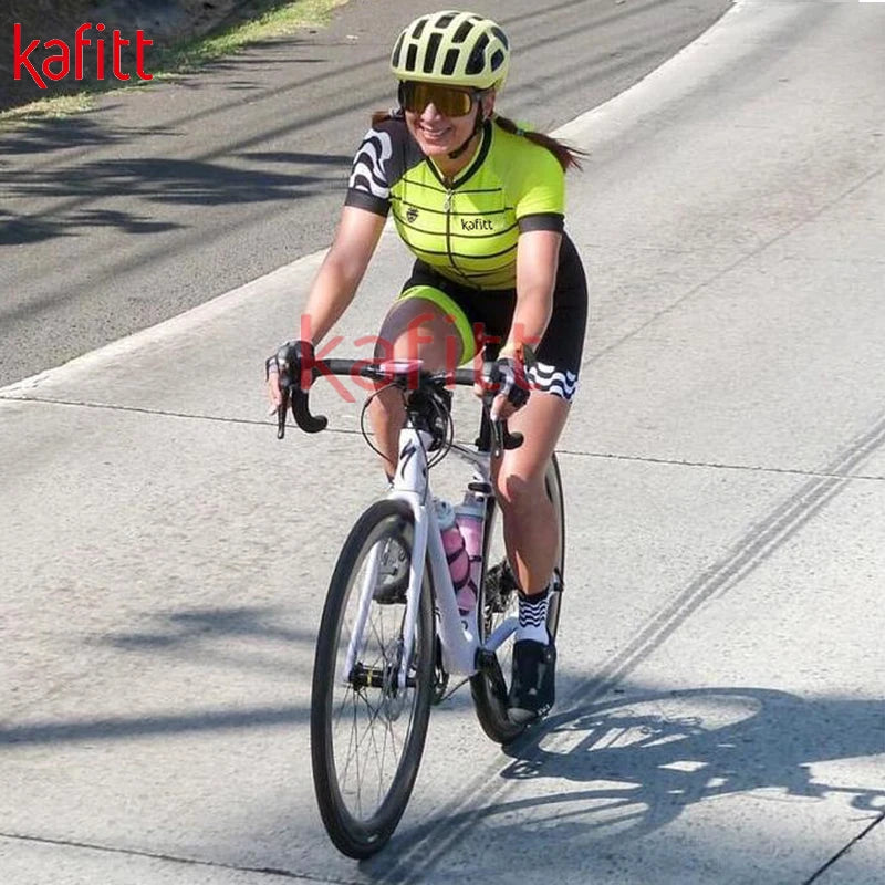 KAFITTCycling Jumpsuit Women's Gym Clothes Wholesale Resale Free Shipping Bike Macacao De Ciclismo Feminino Spain Jumpsuit Velo