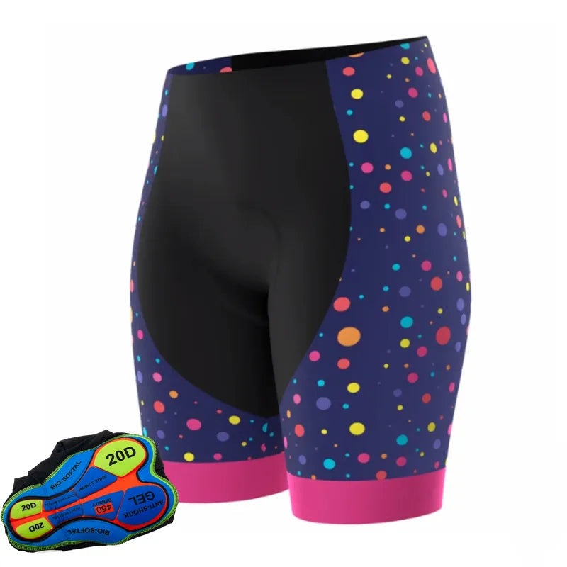 Women 2023 Unisex Team Edition Cycling Shorts 20D Anti Slip Padded Gel Cycling MTB Bike Shorts Mountain Bicycle-WAYBIKER