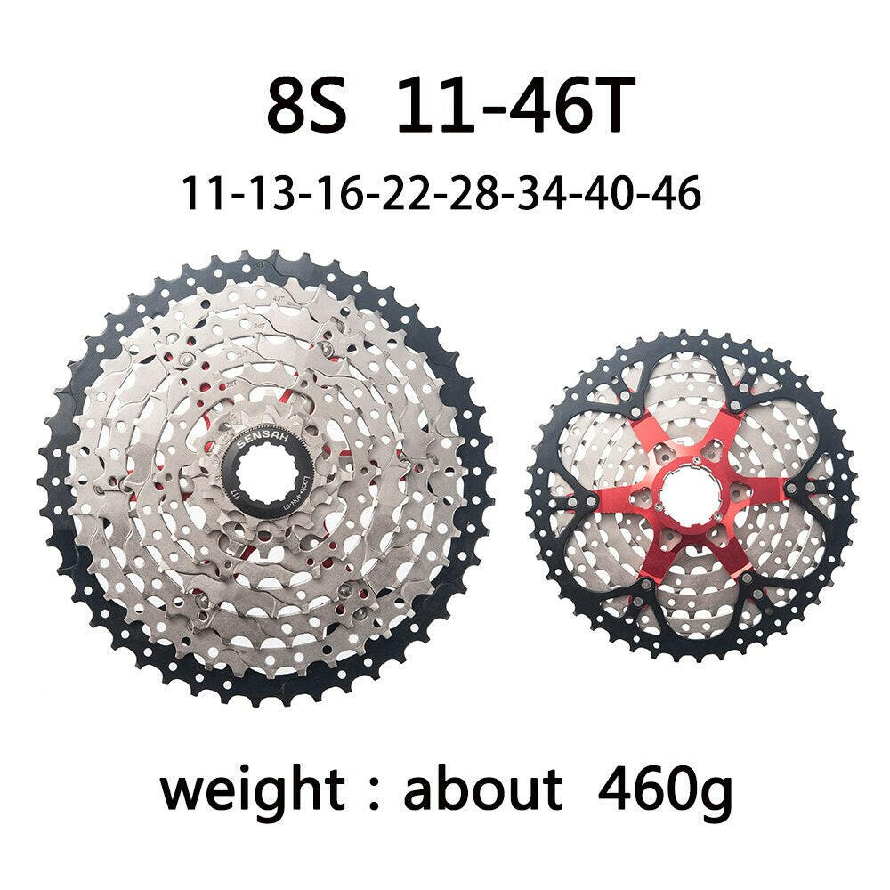 SENSAH Mountain Bike 8 9 10 11 12 Speed Velocidade Bicycle Cassette MTB Freewheel Sprocket 40T 42T 46T 50T 52T for HG HUB-WAYBIKER