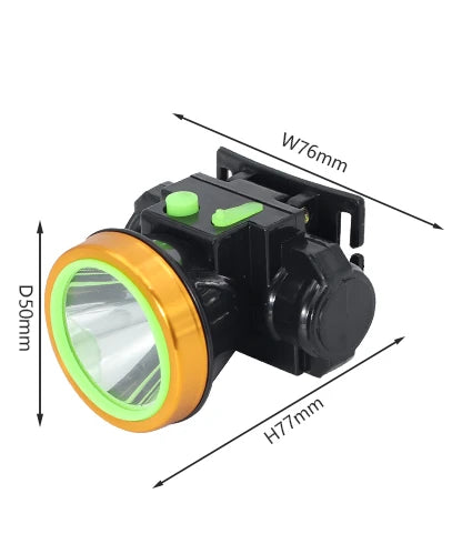Outdoor Waterproof LED Diving Head Light Head Lamp 100-250V Diving Headlight Head Flashlight Lantern for Swimming Camping-WAYBIKER
