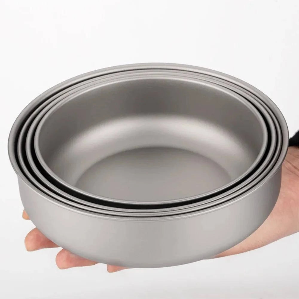 4pcs Lightweight Stackable Bowl Portable Single Layer Dinner Fruit Bowl Food Container for Outdoor Camping-WAYBIKER