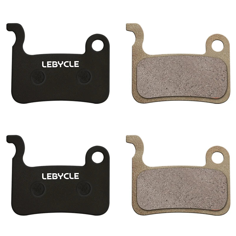 Lebycle 2Pairs High-Quality MTB Bike Resin Semi Metal Brake Pads Universal Hydraulic brake-WAYBIKER