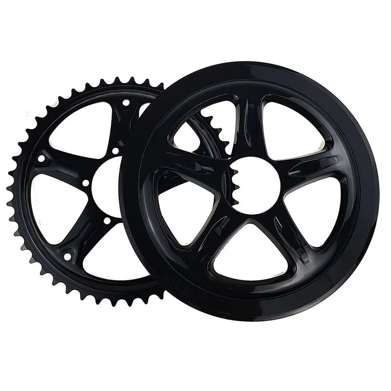BAFANG Electric Bike Chainwheel 42T 44T 46T 48T 52T BBS01B BBS02B BBSHD Mid Motor Chainring EBike Conversion Accessories-WAYBIKER