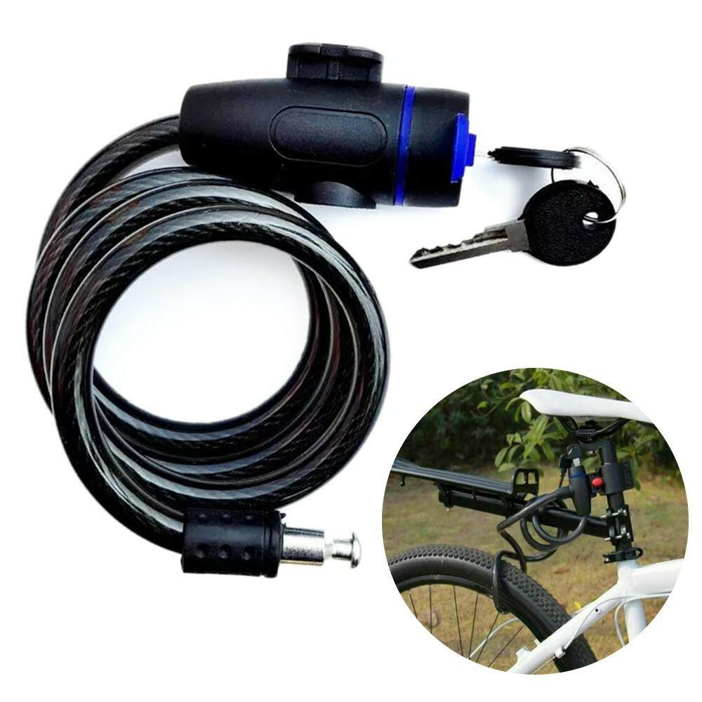 Heavy Duty Strong Padlock Lock Bike Chain  Lock Metal Anti-Theft withTwo key Security Reinforce Bicycle Lock Accessories-WAYBIKER