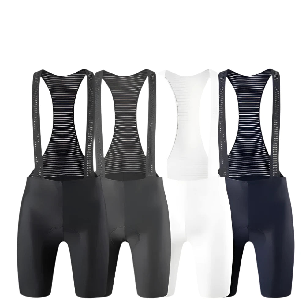 RION Cycling Shorts Men MTB Bib Tights With Suspenders Mountain Bike Bicycle Lycra Biker Bibs 3D Pad 5H Seamless Leg  Pro Summer-WAYBIKER