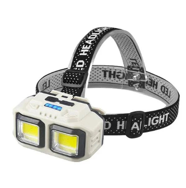 Powerful LED Induction Headlamp Type-C Charge 4 Lighting Modes Head Flashlight Waterproof Camping Fishing Mining Headlight-WAYBIKER