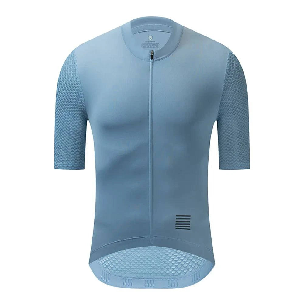YKYWBIKE Men Cycling Jersey Short Sleeve Reflective Summer MTB Maillot Shirt Downhill Jersey Pro Team Mountain Bicycle Clothing-WAYBIKER
