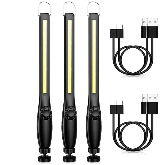 USB Rechargeable LED Flashlight New COB Magnetic Work Lamp Portable Lanterna Built In Battery Camping Torch Emergency Light-WAYBIKER