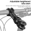 Adjustable Bicycle Handlebar Stem Variable 60 Degree Angle Aluminum Alloy Bike Handlebar Riser Road Bike Front Fork Stem Adapter-WAYBIKER