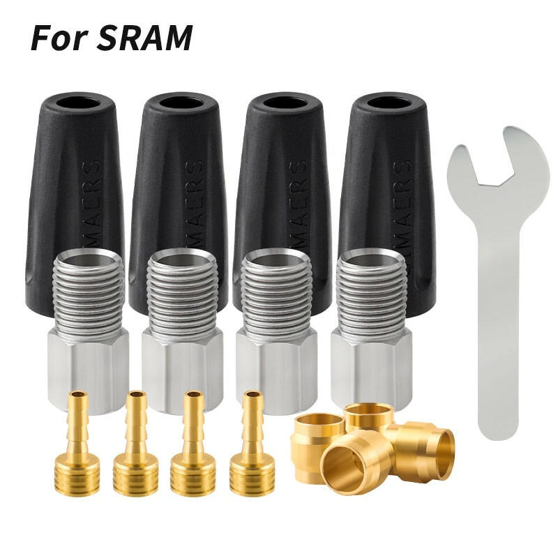 MUQZI MTB Bike Oil Needle Olive Head Suit BH90 BH59 Tubing Pipe Oil Hydraulic Disc Hose Pressing Ring T Brake Accessories-WAYBIKER