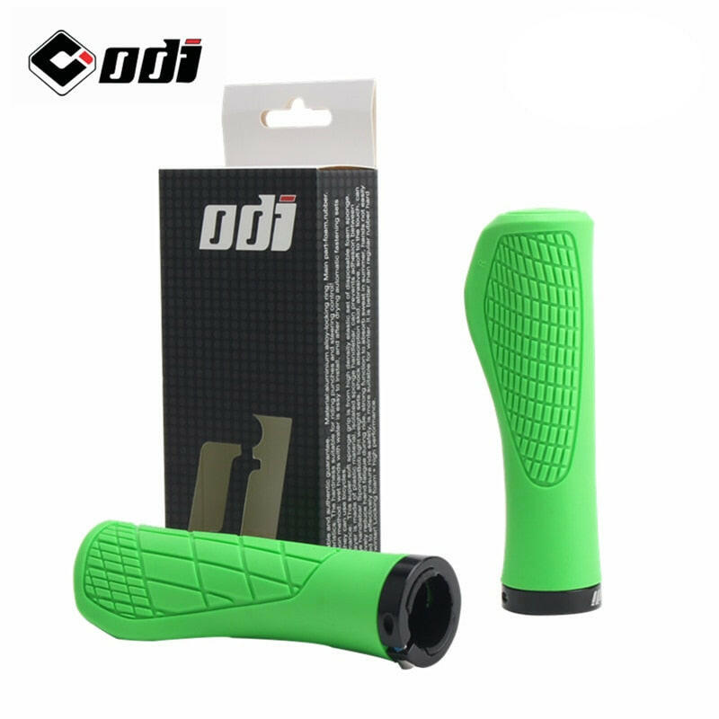 ODI Bicycle Grips Soft Silica Gel Mountain Bike Grips Ergonomics Mtb Cuffs Waterproof Mtb Bike Handle Lock on Bicycle Handles-WAYBIKER