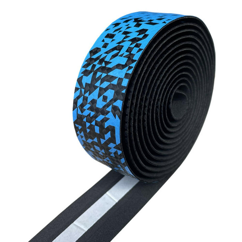 Non-slip Bicycle Handlebar Tape Sweat Absorption Cycling Wrap End Plug Handle Bar Belt Wrap PU EVA Cycling MTB Road Bike Tape-WAYBIKER