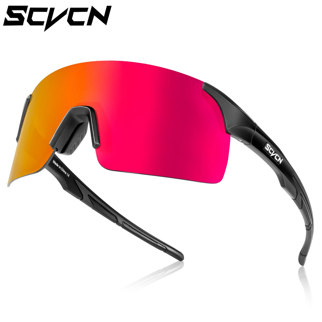 SCVCN Outdoor Anti Fog Photochromic Sunglasses Men Road Anti-fog Cycling Glasses Bicycle Women Bike MTB UV400 Sports Eyewear