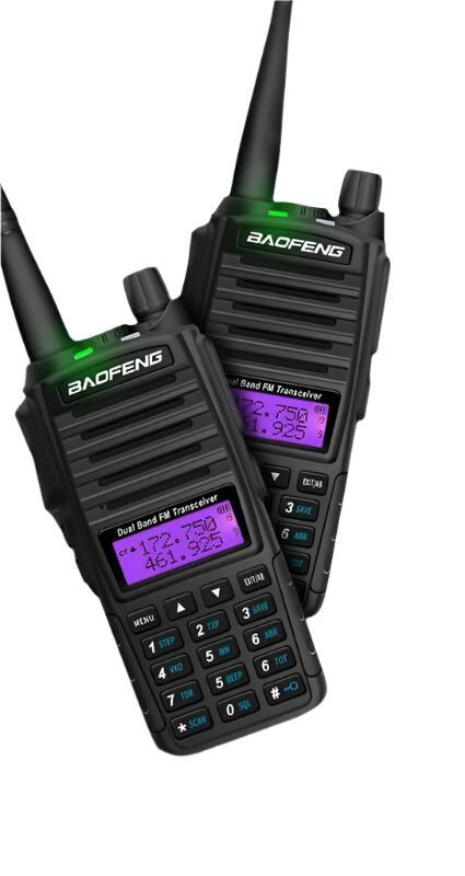Baofeng Walkie Talkie 2 Way Ham radio comunicador UV 82 Dual PTT 8W 5W 10KM Dual Band UV-82 UHF VHF UV82 UV 5R 9R 13 UV16 Radios-WAYBIKER