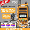 2023 Baofeng UV S22 PRO V2 IP68 Waterproof 10W Power Walkie Talkie Type-C Charger FM Radio UHF VHF Long Range Upgrade UV-9R Plus