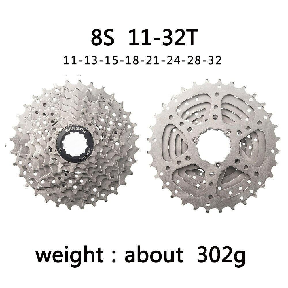 SENSAH 8/9/10/11 Speed Road Bike Cassette 11V 23T/25T/28T/30T/32T/34T/36T Bicycle Freewheel K7 10S Flywheel for HG Hub-WAYBIKER