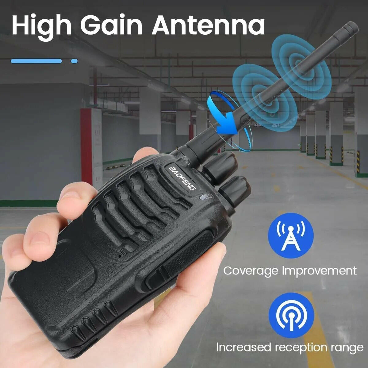 Baofeng BF-888S Handheld Intercom Communicator 2PCS Bidirectional 5W U