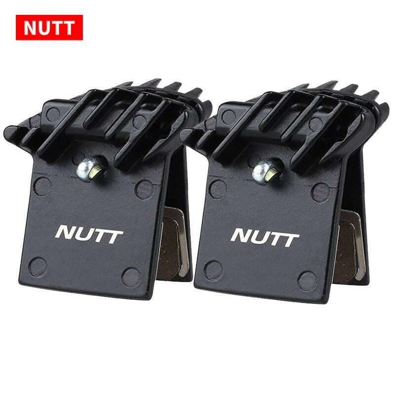 2 Pairs NUTT Bicycle Hydraulic Disc Brake Pads Semi-metal Resin Heat Dissipation Brake Pad For NUTT Hydraulic Brake-A1/A2/A5-D-WAYBIKER