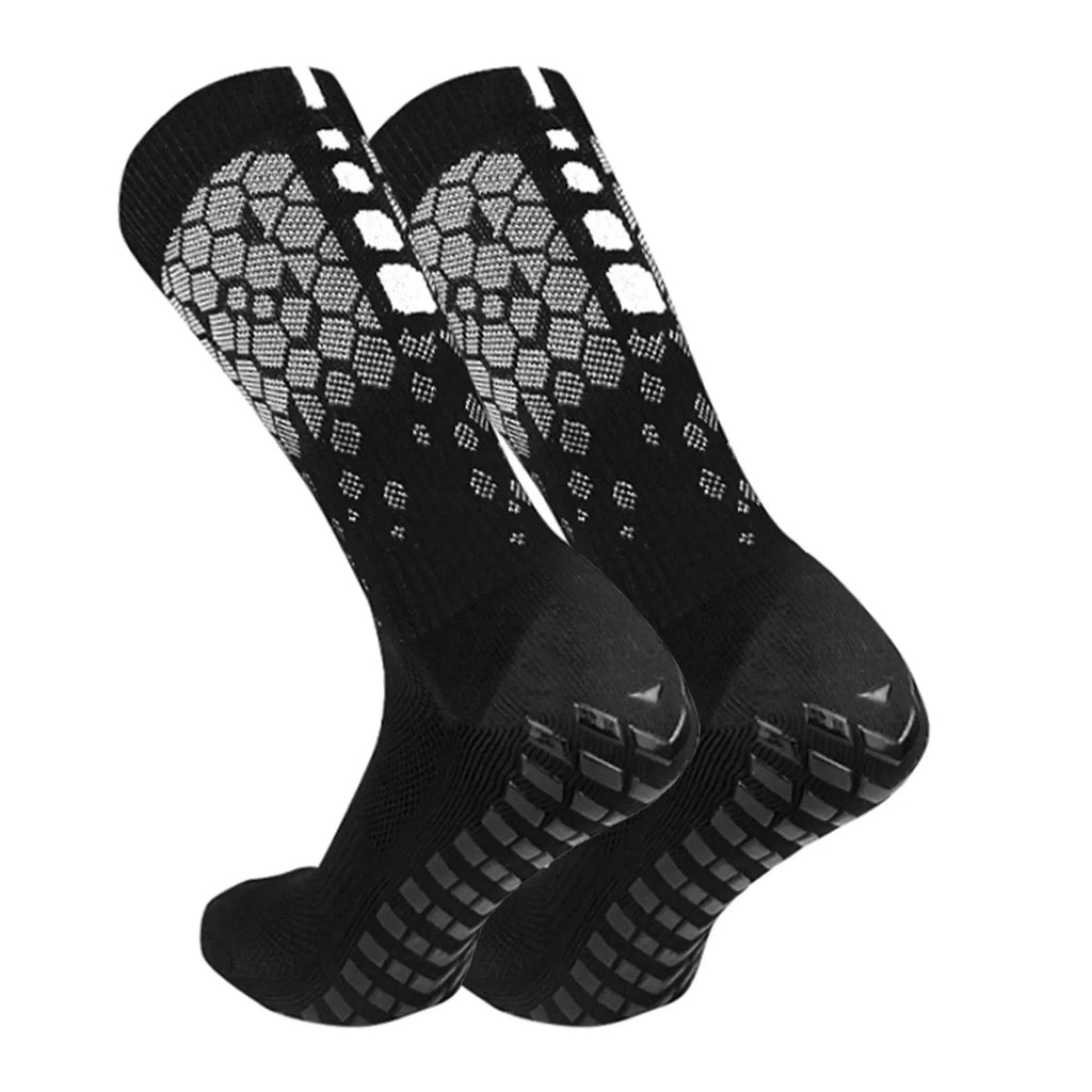 Anti-slip Soccer Socks for Men and Women Breathable Athletic Socks with Grippers for Yoga Football Gym-WAYBIKER
