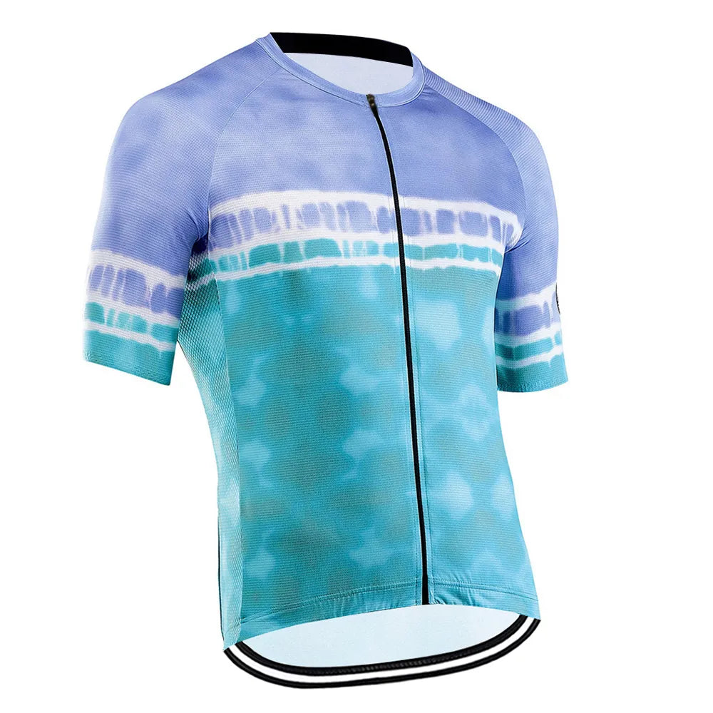 Cycling Jersey Men Mountain Bike Jersey MTB Bicycle Shirts Short Sleeve Road Tops  Quick Dry-WAYBIKER