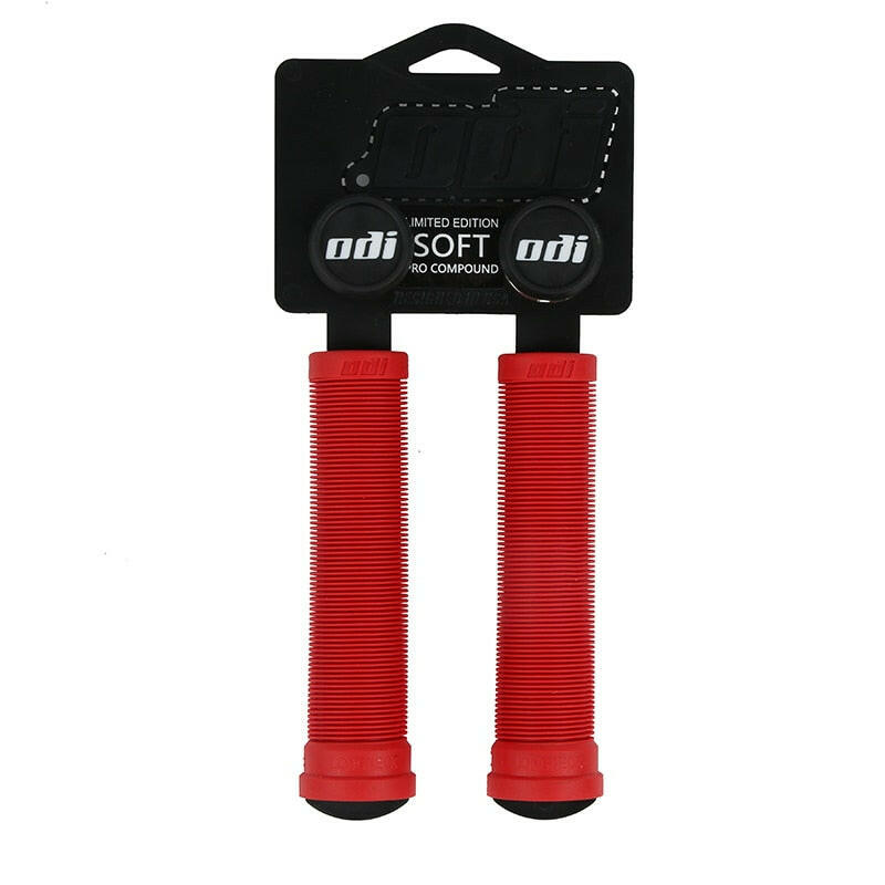 ODI Bicycle Handlebar Grips Silica Gel Handlebar Grip Soft Non-slip Shock-absorbing Handlebar Cover XC/AM Downhill Folding Bike-WAYBIKER