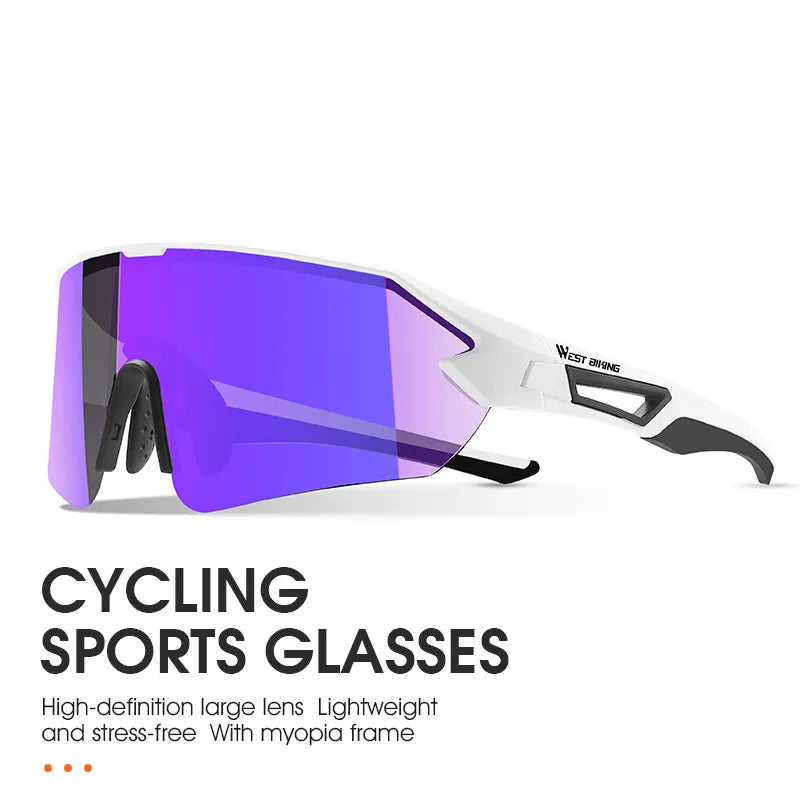 WEST BIKING Cycling Sunglasses UV400 Protection Sports Eyewear Men Women MTB Road Bike Bicycle Glasses Hiking Riding Goggles-WAYBIKER