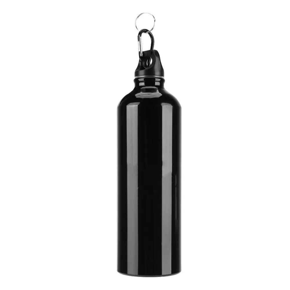 Aluminum Water Bottle Water Bottles Outdoor Exercise Bike Sports Drinking Kettle with Lid Easy to Carry-WAYBIKER