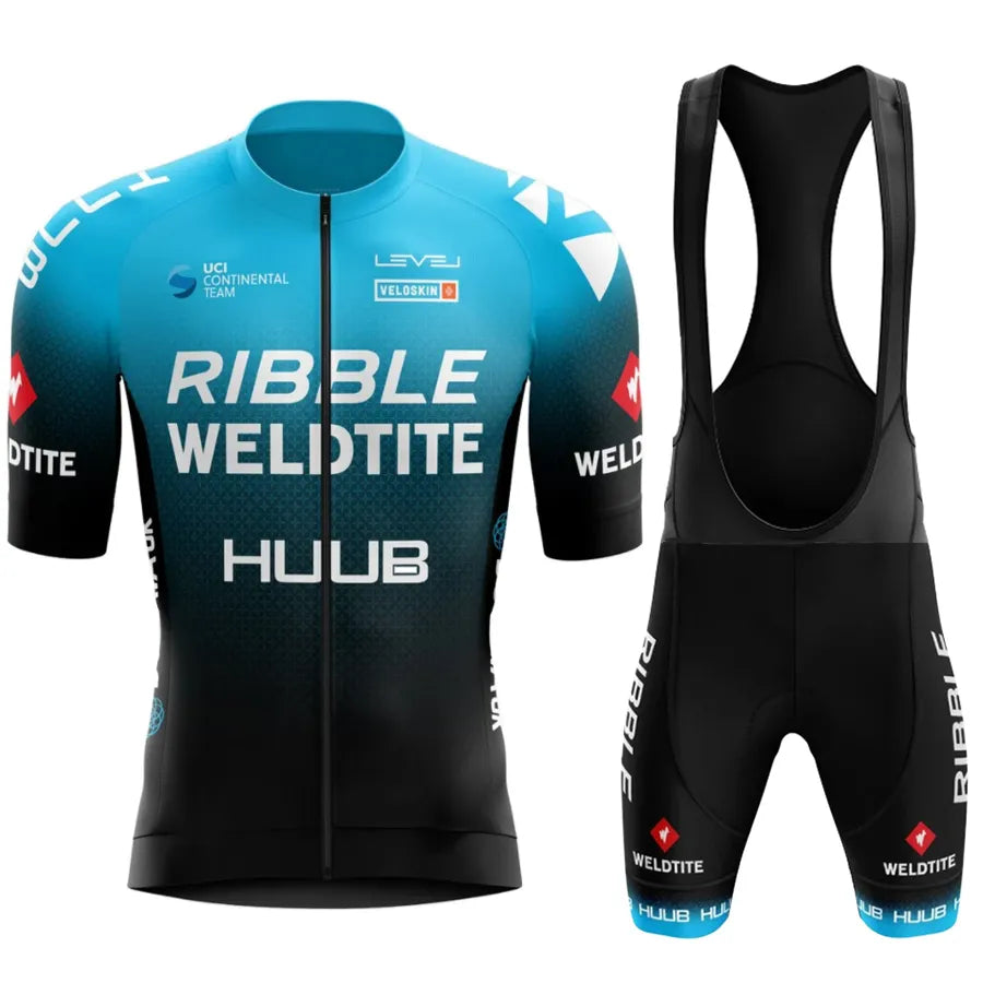 C2023 ycling Set Summer HUUB Cycling Jersey Set Bike Cycling Clothing Breathable MTB Bicycle Sportswear Suit Men Cycling Clothes-WAYBIKER