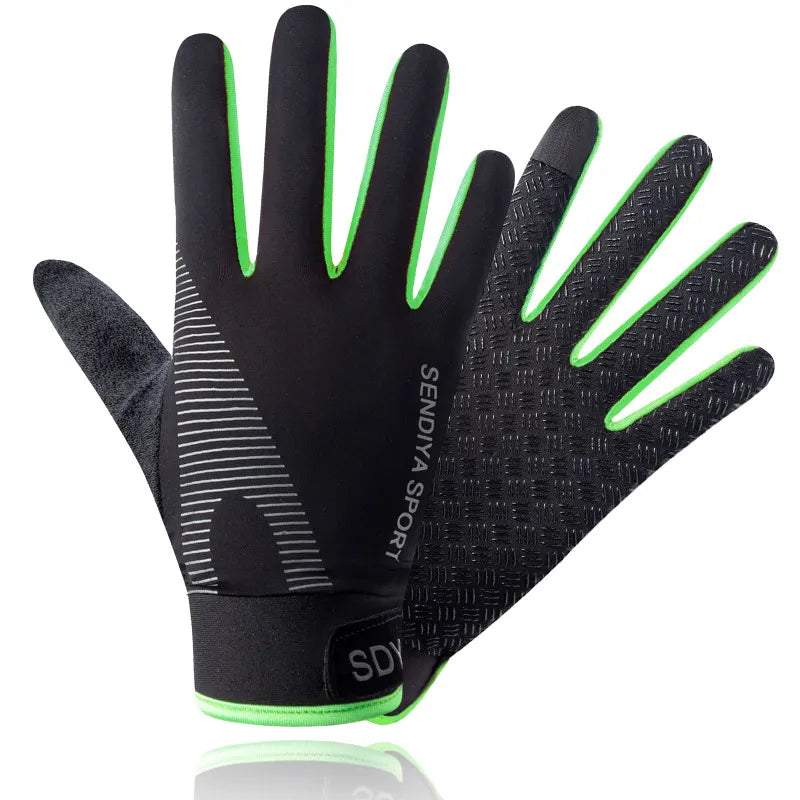 Thin Gloves Ice Silk Summer Sun Protection Breathable Exercise Cycling Women Driving Fishing Non-Slip Touch Screen Men Gloves-WAYBIKER