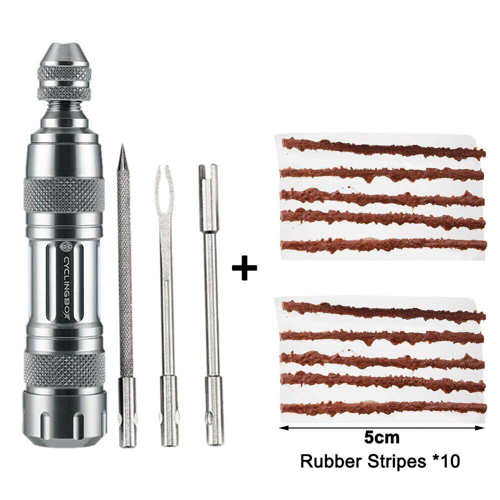 Bicycle Tubeless Tire Repair Kit MTB Tyre Puncture Sealant Rubber Stripes Road Bike Tire Maintenance Mini Bicycle Tools-WAYBIKER